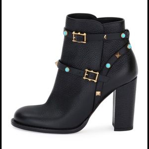 ISO Valentino Turquoise Rockstud Boots size 7-7.5